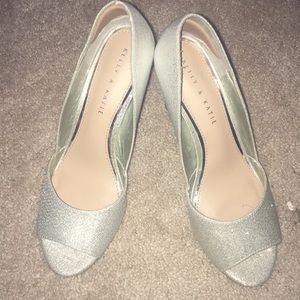 silver heels